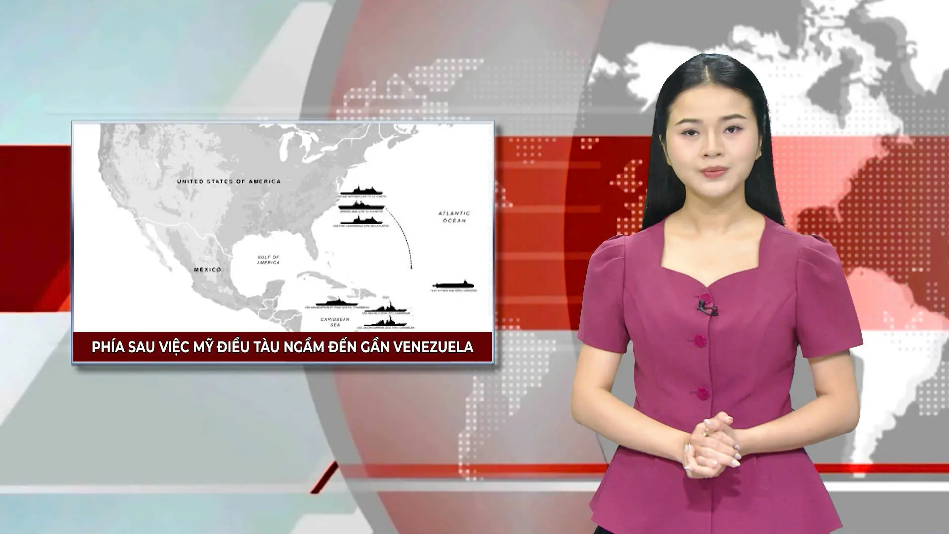 Phía sau việc Mỹ điều tàu ngầm đến gần Venezuela | Nhìn ra thế giới | 26/08/2025